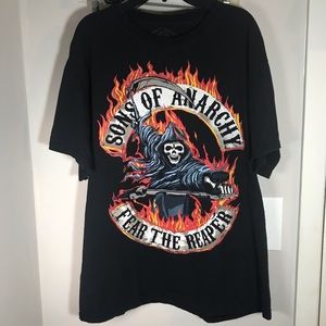 Sons of Anarchy fear the reaper short sleeve tee shirt size L Preowned